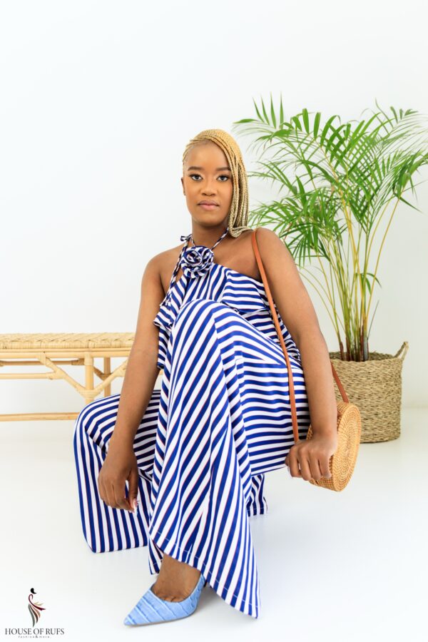 Blue and White stripped Twinset - Image 3